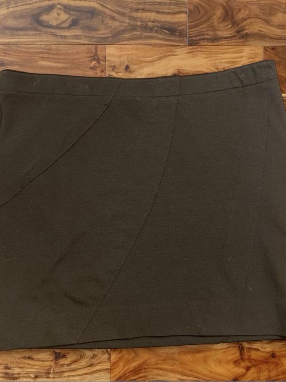 Simply Vera Vera Wang Olive Mini Skirt